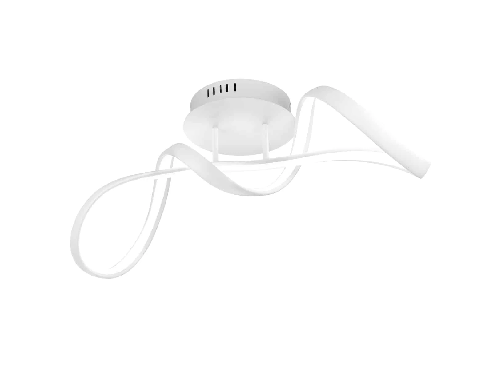 Plafón de techo Trio Perugia LED blanco mate 4000K regulable 60cm R