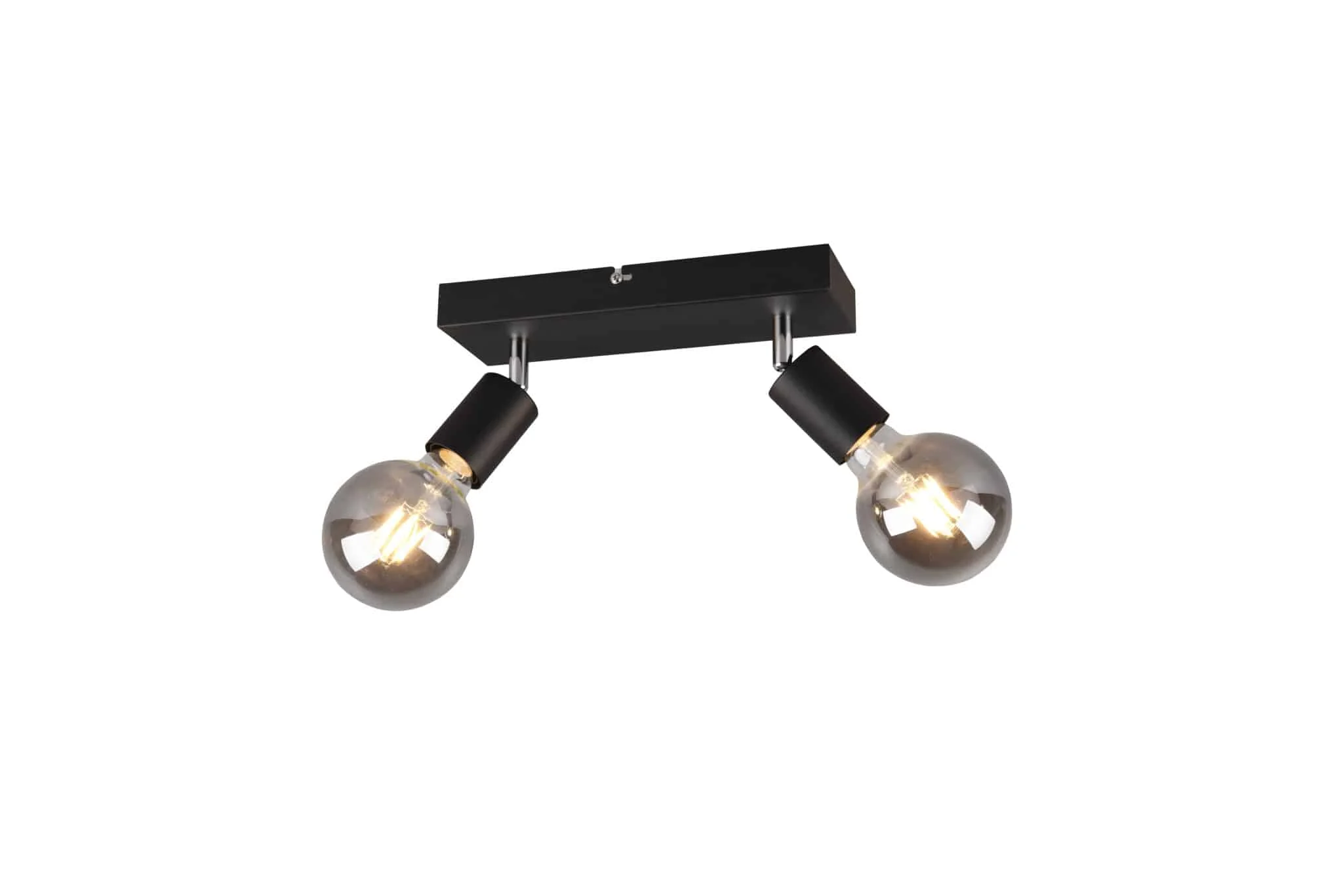 Trio Vannes Foco de metal negro mate R