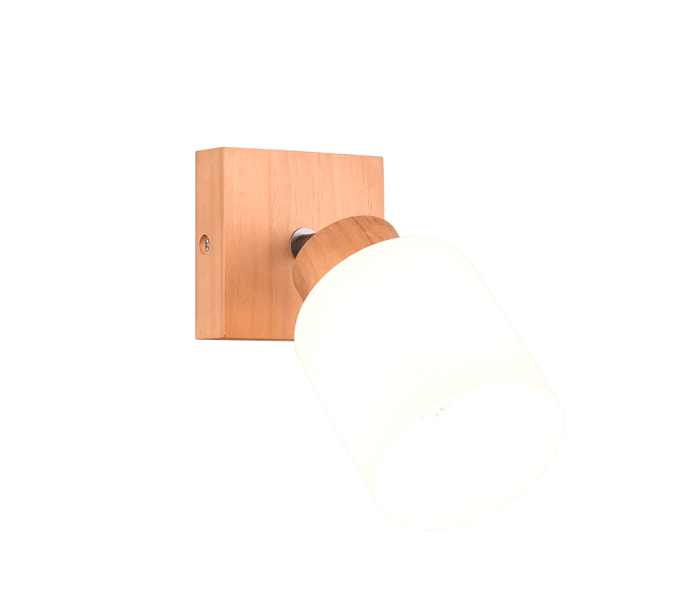 Foco Trio Assam madera natural R
