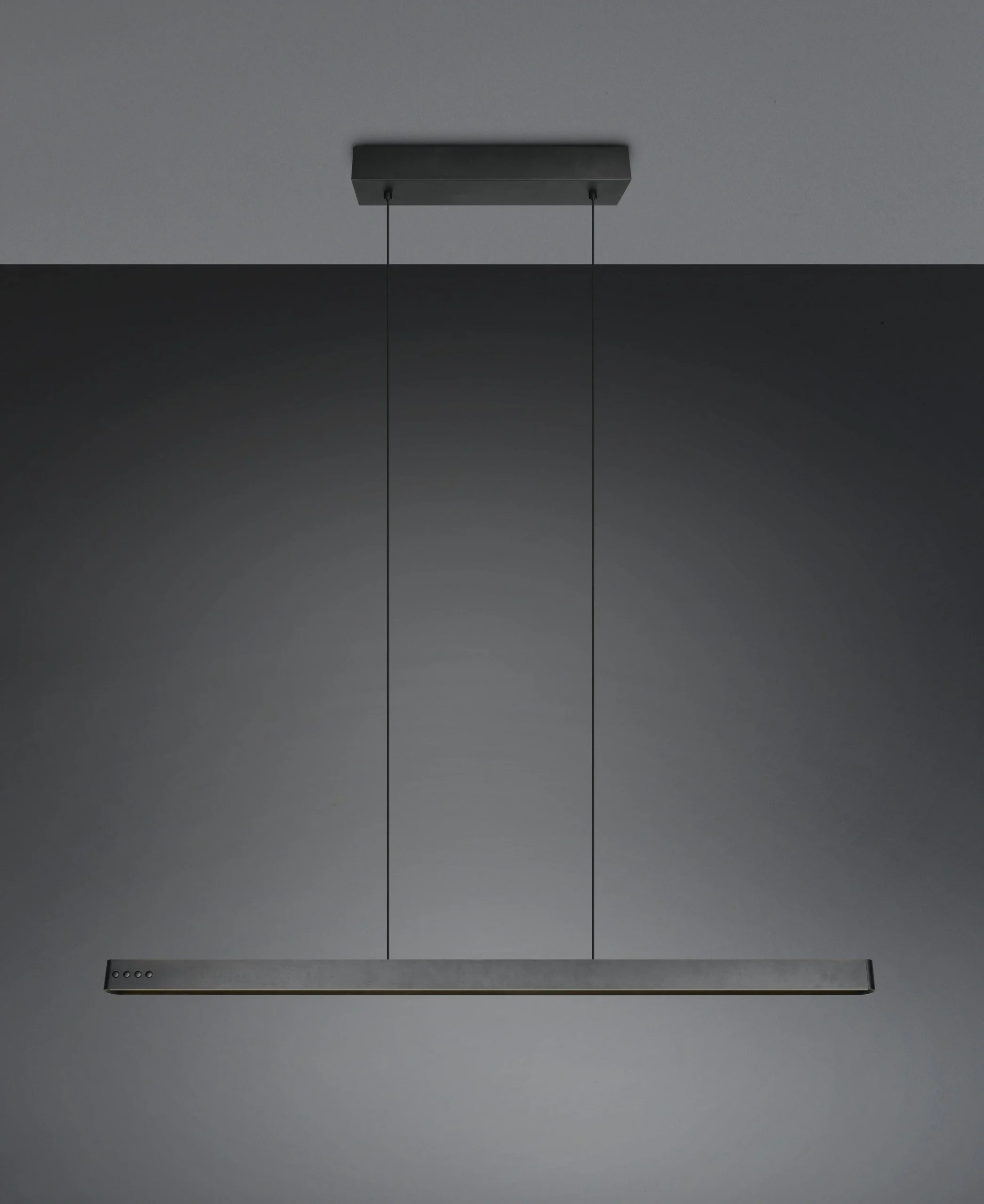 Lámpara colgante Trio Donegal negro mate 150x180cm 2700-6500K regulable 30W 333310232