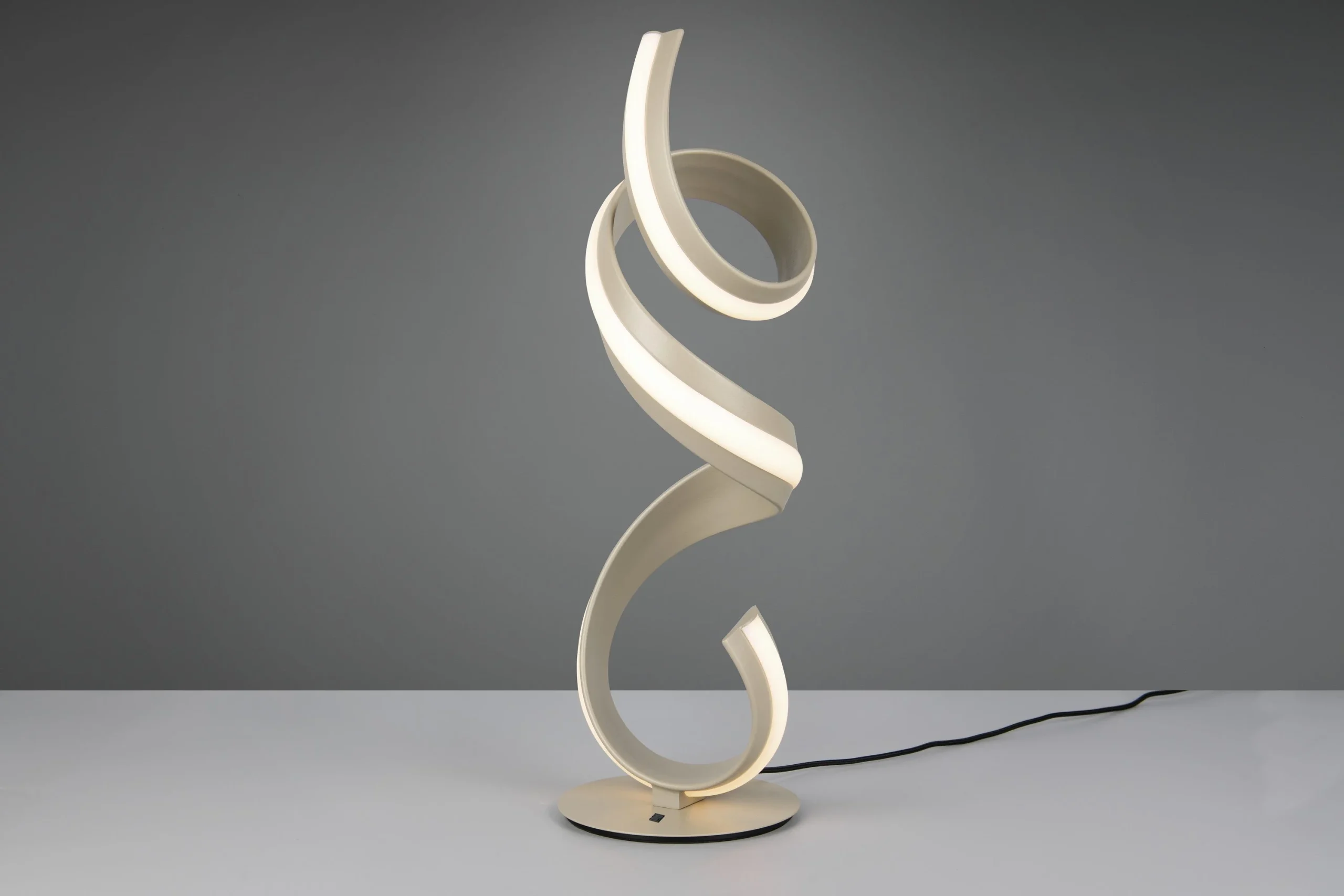 Lámpara de sobremesa Trio Cisenna antracita 2000-4000K regulable 20x60cm 20W 536110143