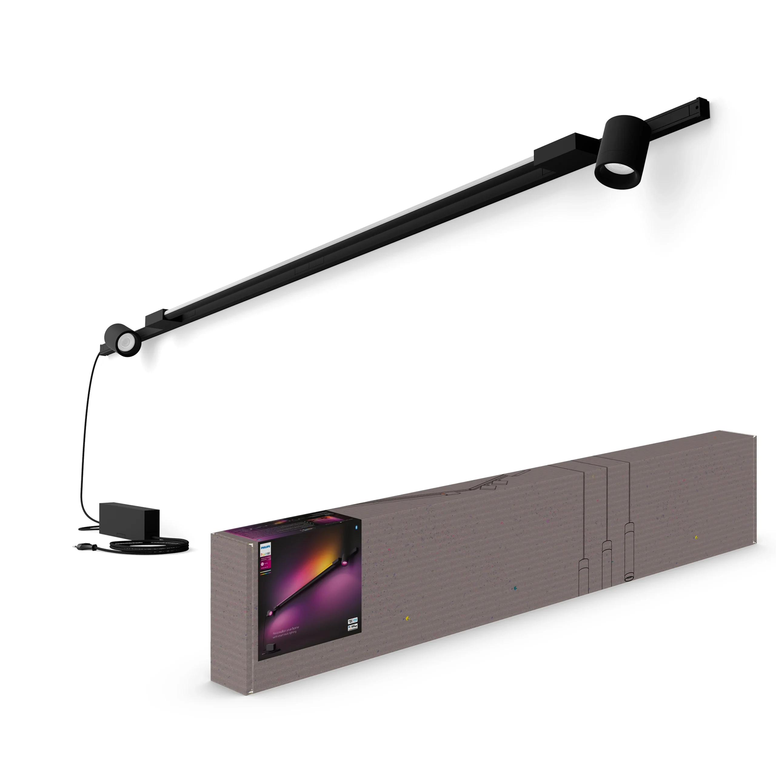 Philips Hue White and Color Ambiance Aplique de pared Perifo negro RGBW 5W 8719514
