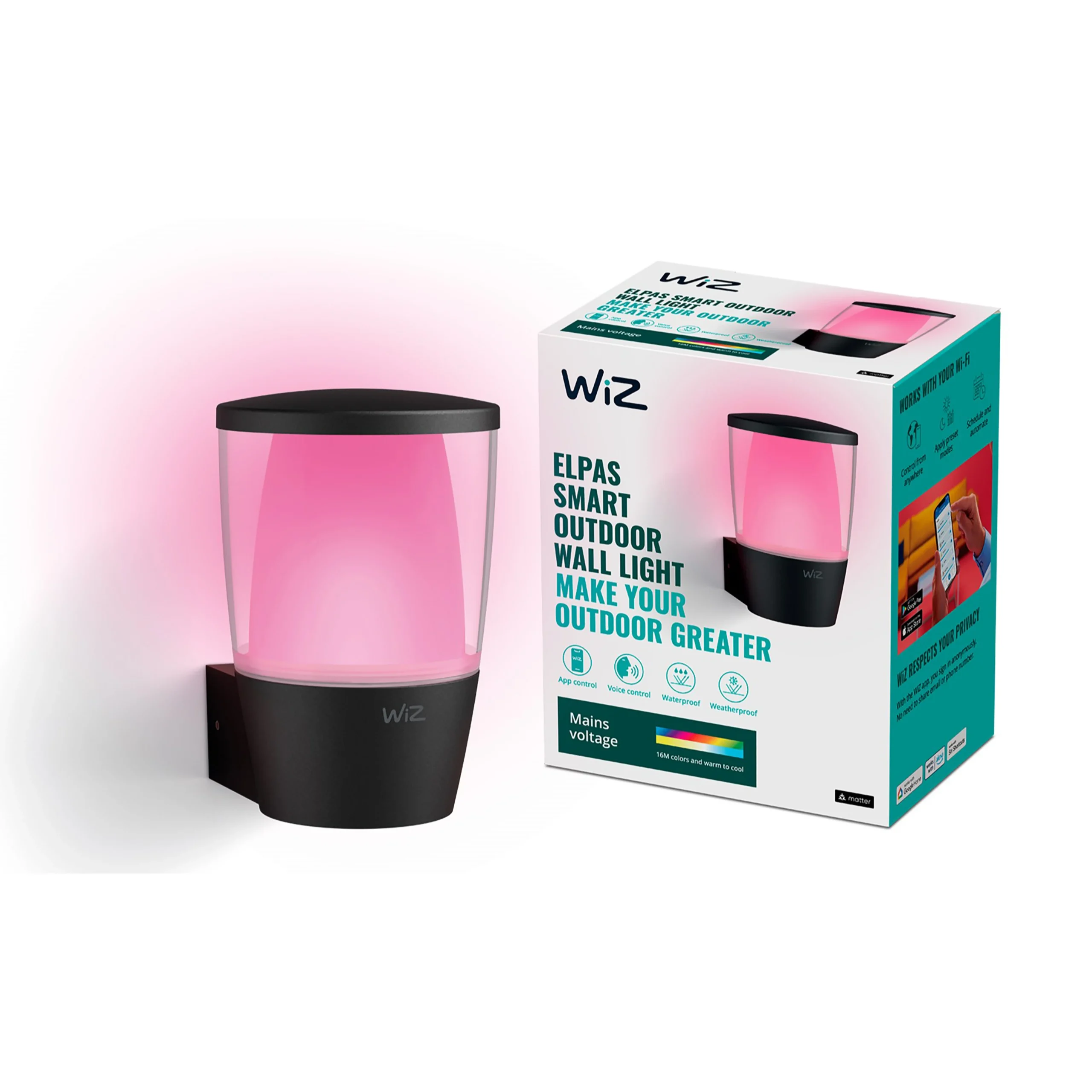 WiZ Aplique Elpas 8W 400lm