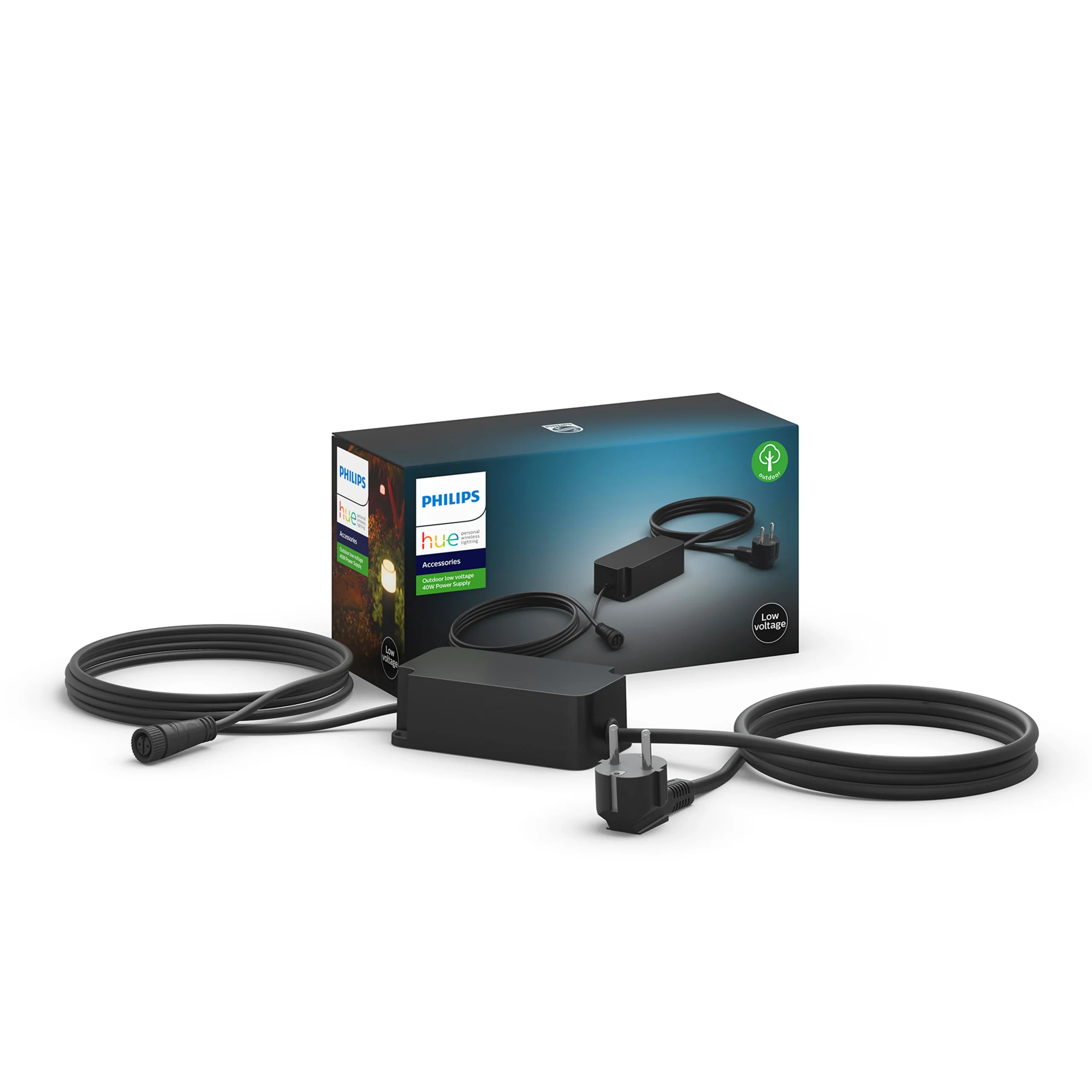 Philips Hue Fuente de alimentación exterior kabels & accessoires negro 40W IP67