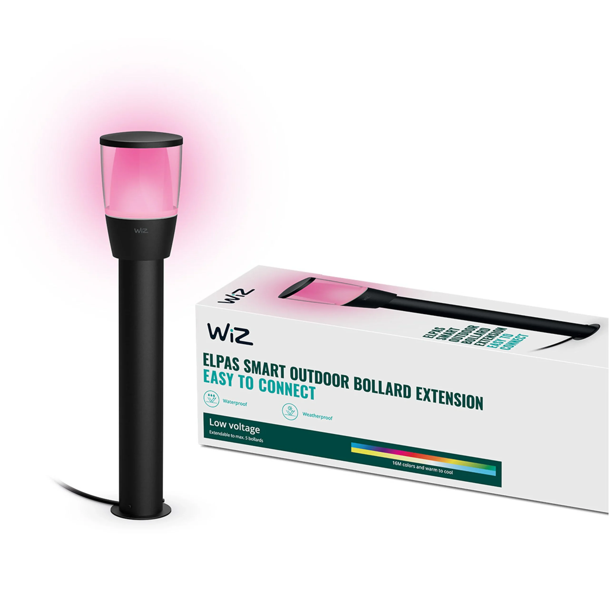 WiZ Lámpara de Negro mesa Elpas 4W 320lm 87201