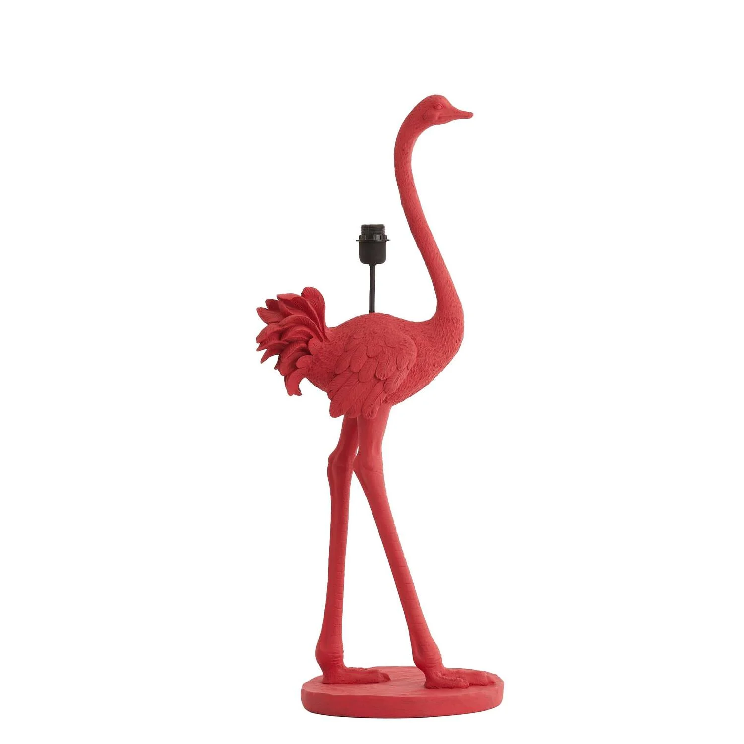 Base de lámpara avestruz en rosa Light & Living Ostrich