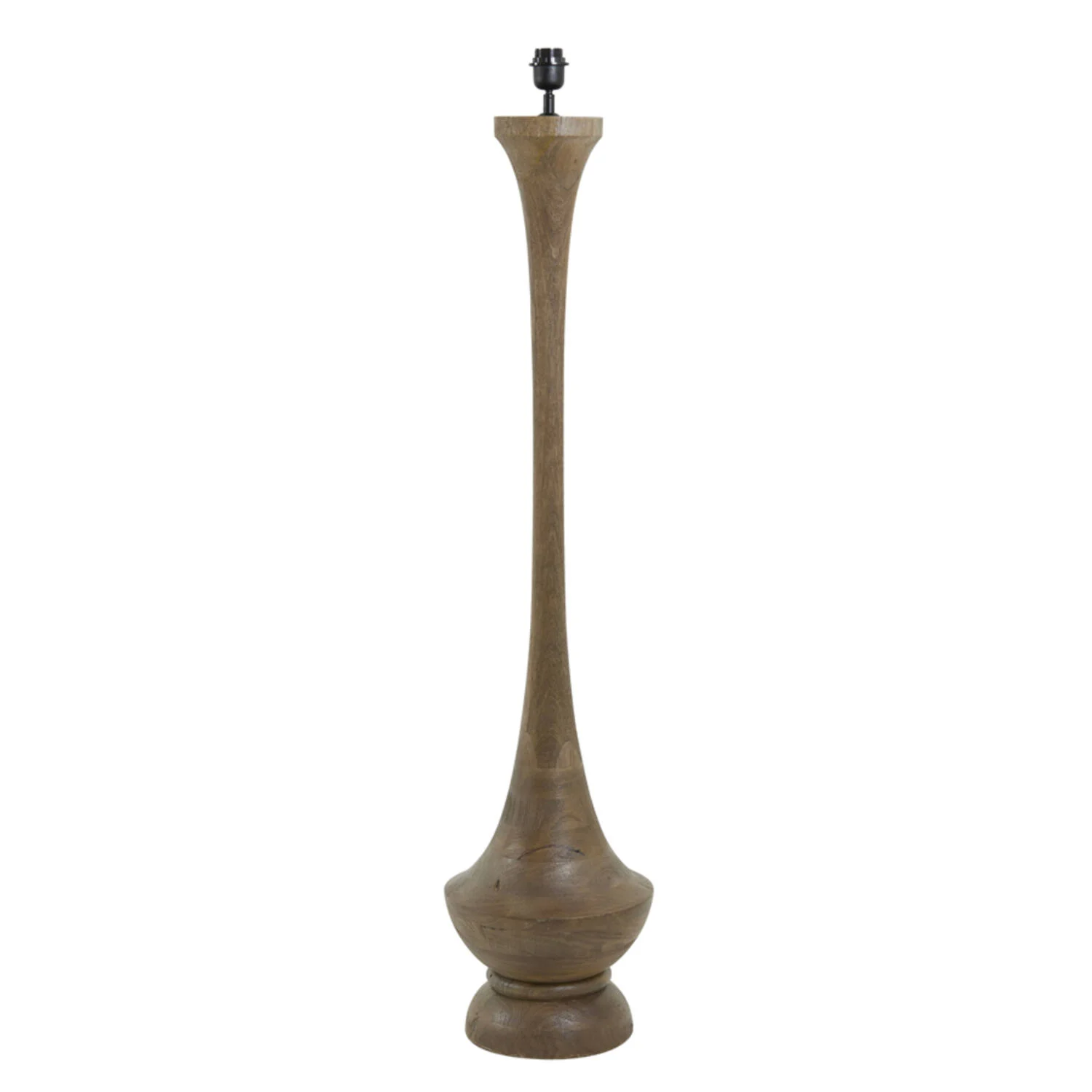 Base de lámpara de forma moderna en madera Light & Living Nicolo