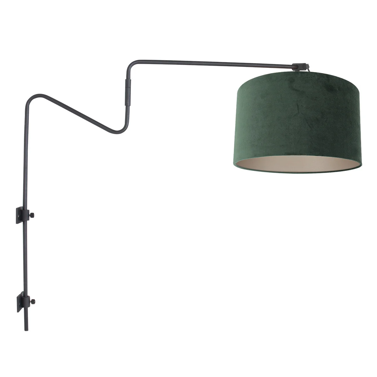 Aplique funcional pared Steinhauer Linstrøm verde y negro