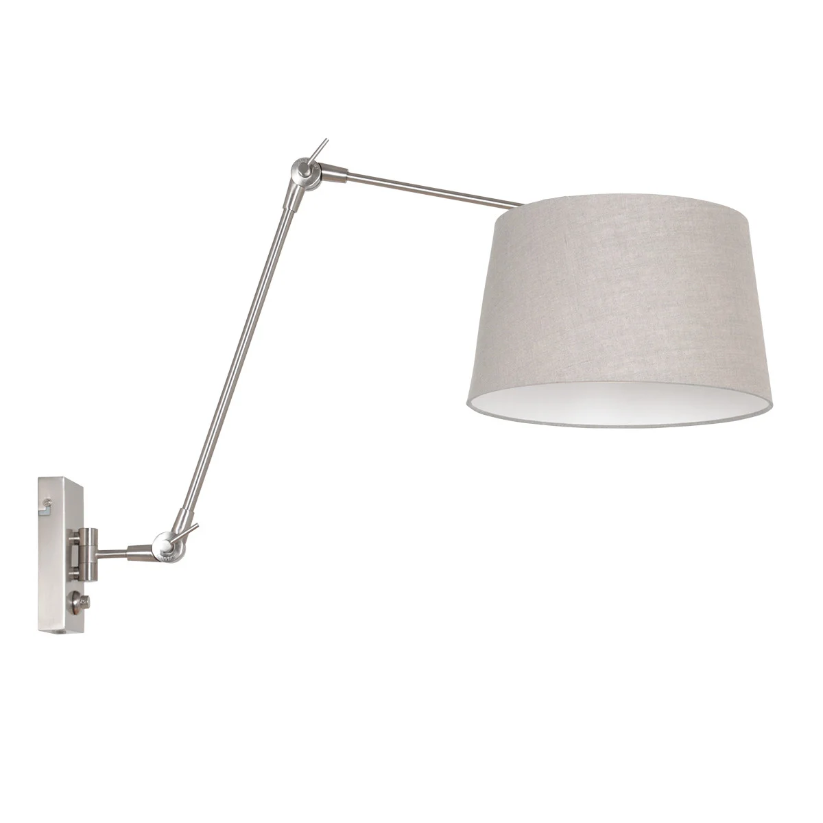 Aplique de pared moderna de metal Steinhauer Prestige Chic