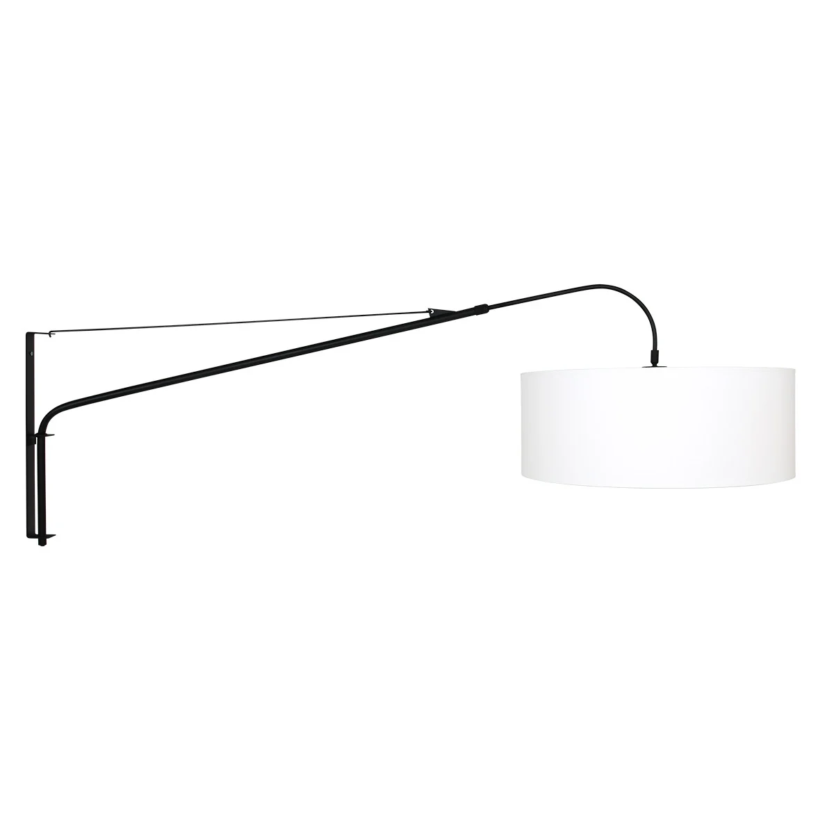 Aplique moderno largo en blanco Steinhauer Gramineus