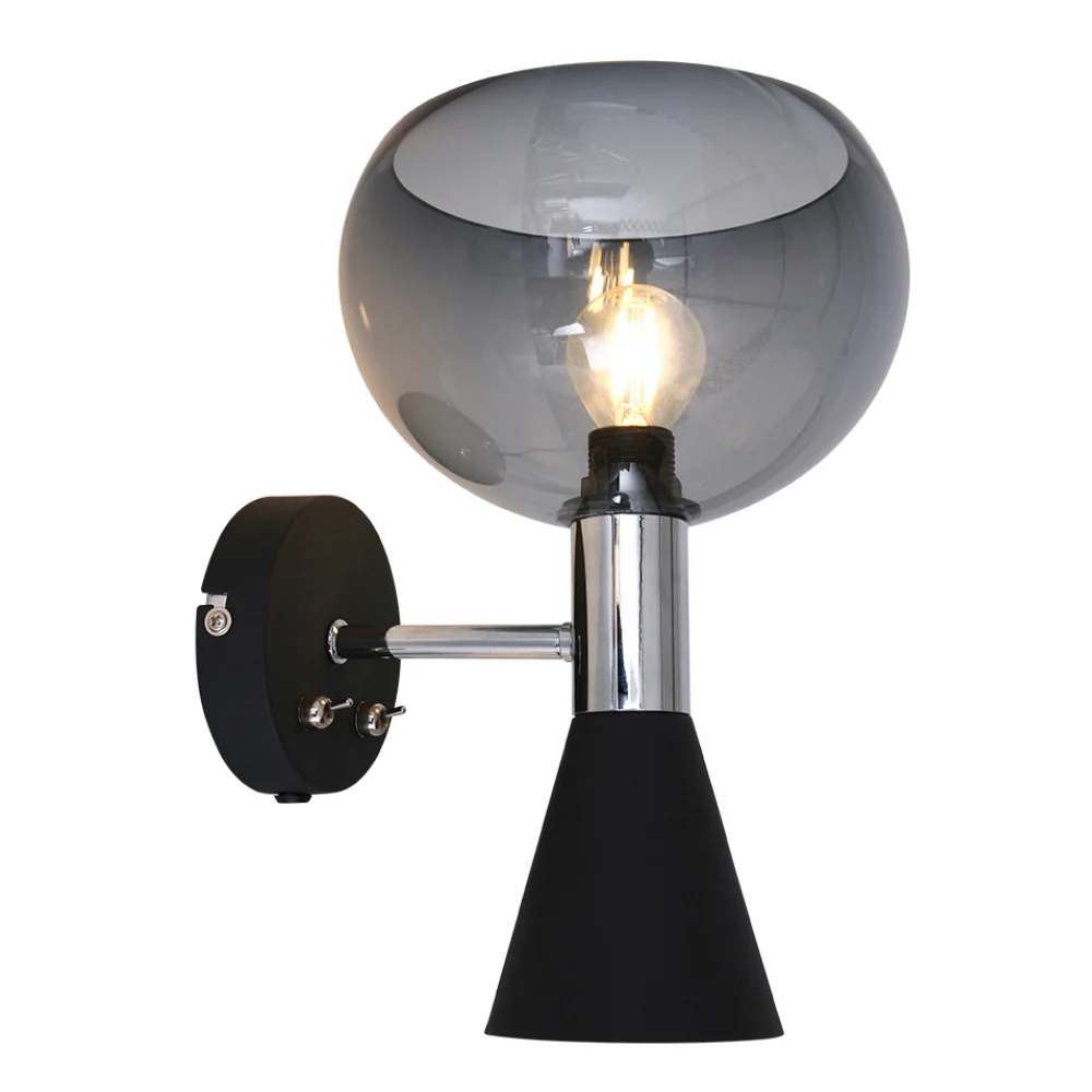 Aplique moderno negro  Anne Lighting Fastlåst