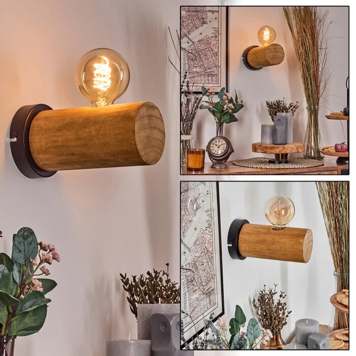 Argea Apliques, Spot de pared Gris, Crudo, 1 luz