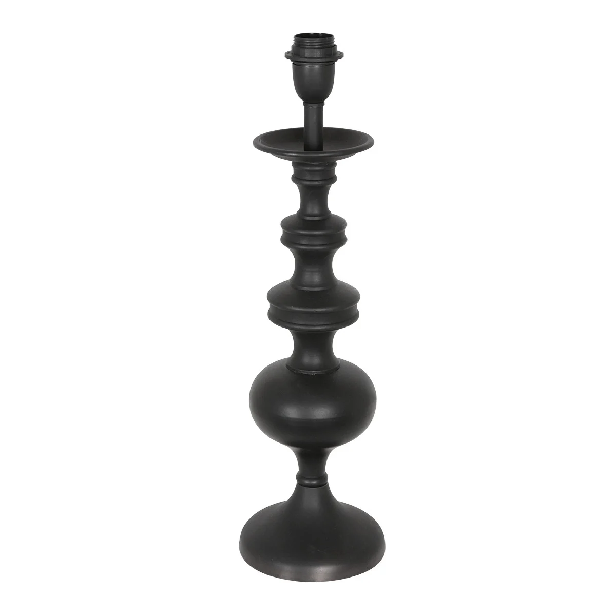 Base de lámpara moderna Anne Light & Home Lyons negro