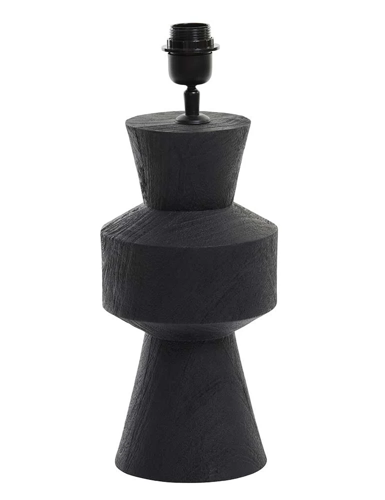 Base lámpara mesa negra Light & Living Gregor negro