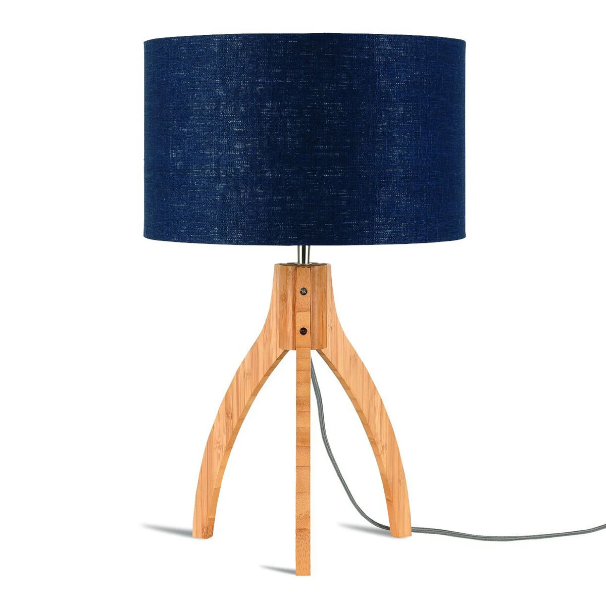 Lámpara de mesa taburete azul alto GOOD & MOJO Annapurna