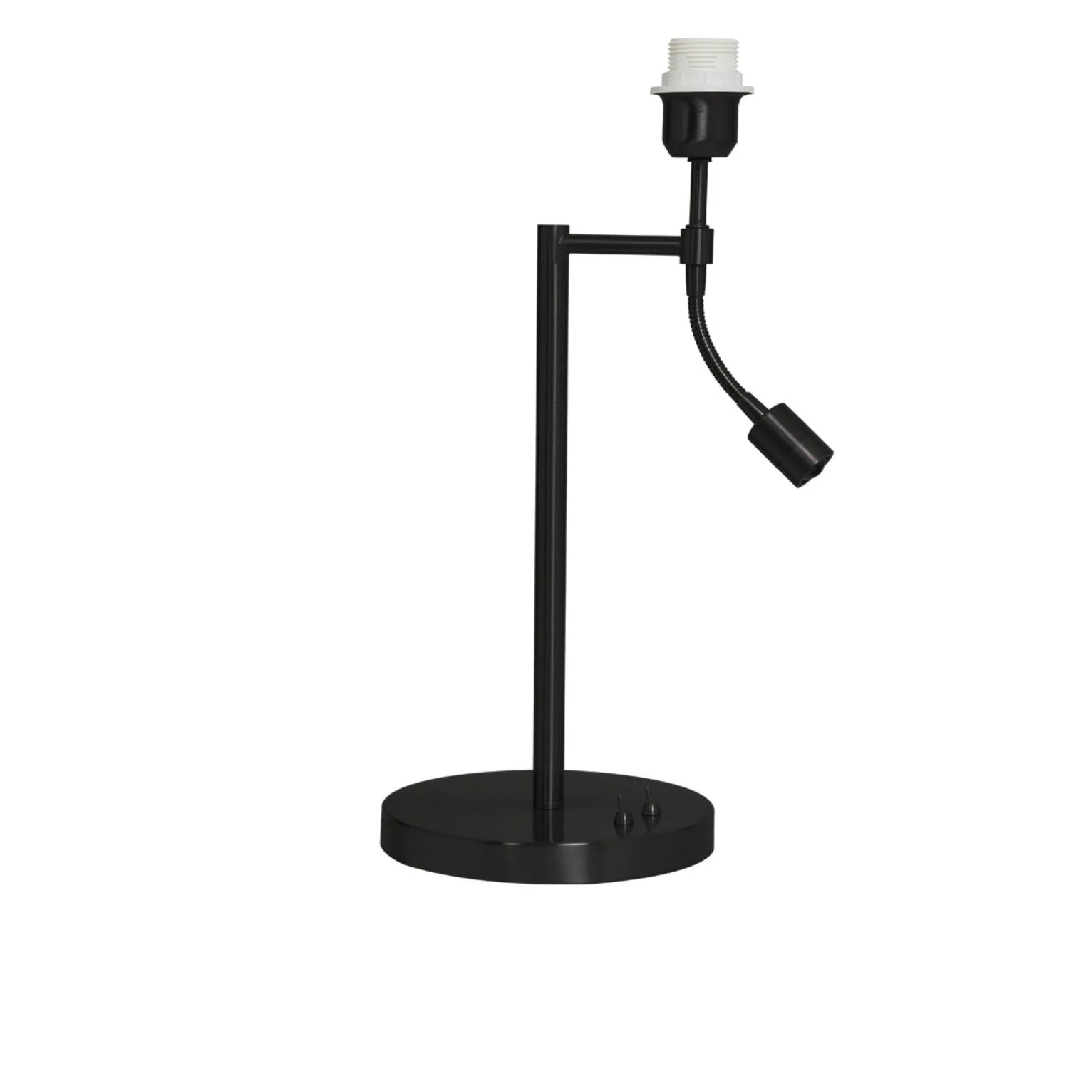 Base de lámpara negra con brazo flexible Light & Living Calgary