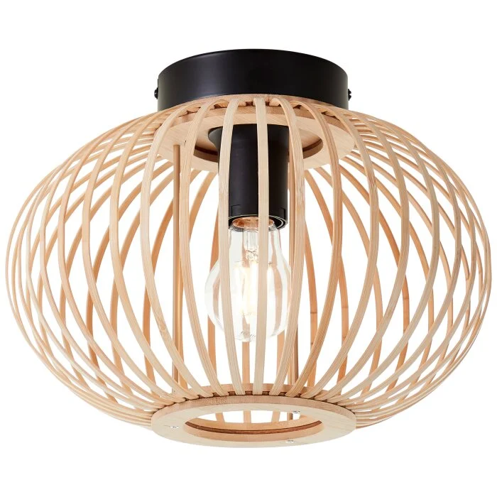 Brilliant Enca Lámpara de Techo Negro, 1 luz