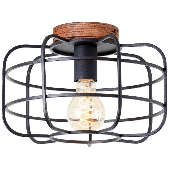 Brilliant Gwen Lámpara de Techo Madera oscura, 1 luz