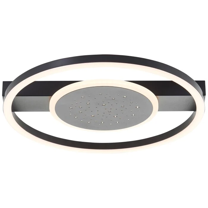 Brilliant Reno Lámpara de Techo LED Negro, 1 luz
