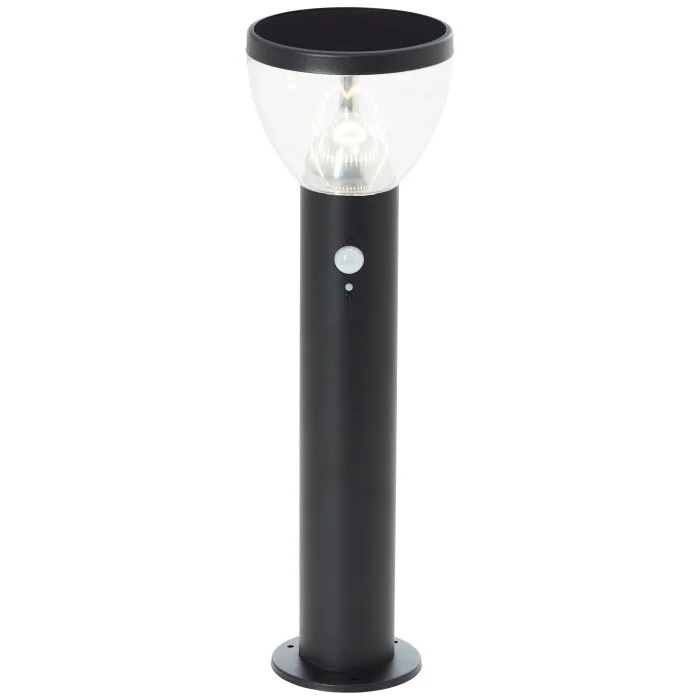 Brilliant Tulip Lámpara de pie para exterior LED Negro, 1 luz, Sensor de movimiento