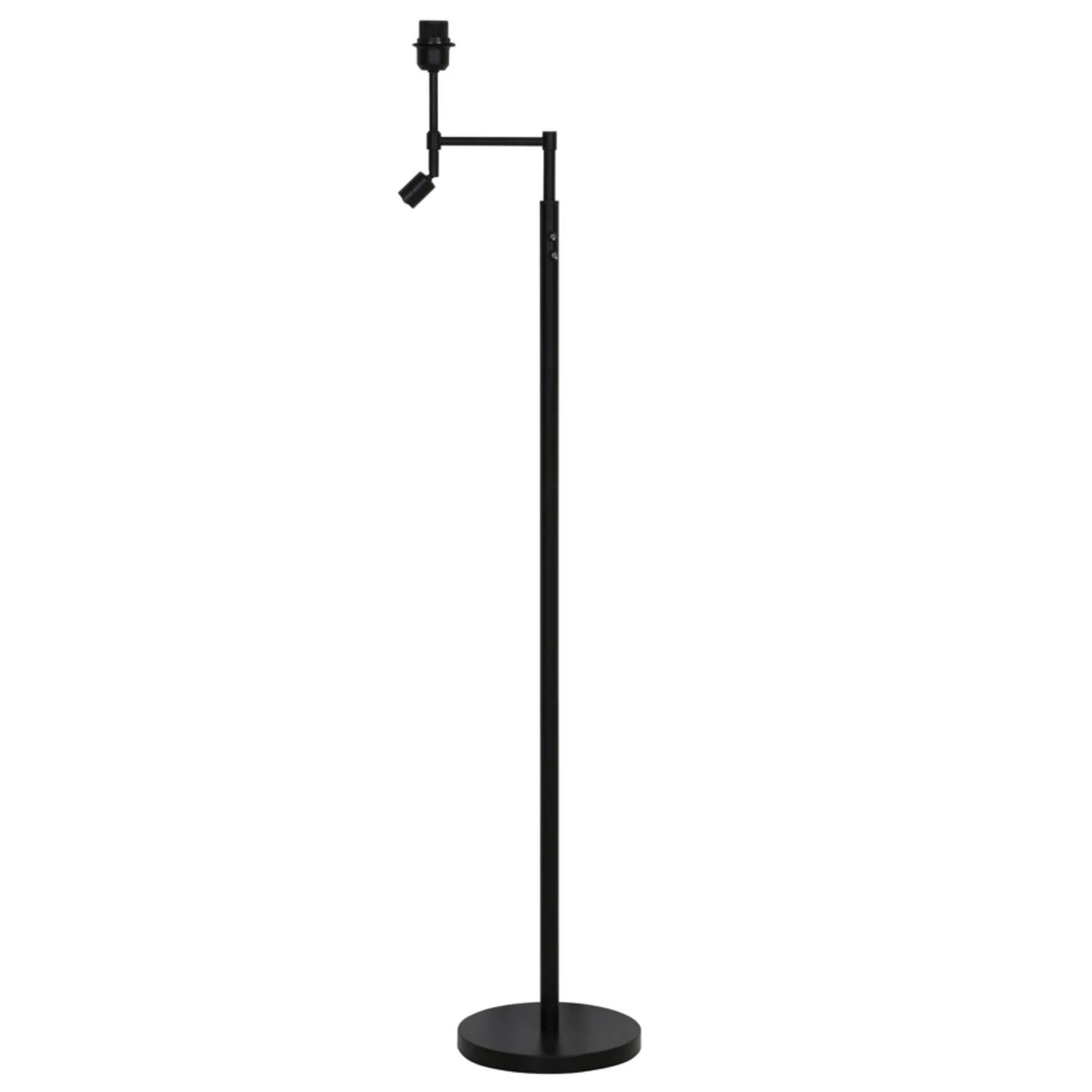 Base de lámpara giratoria negra Light & Living Montana