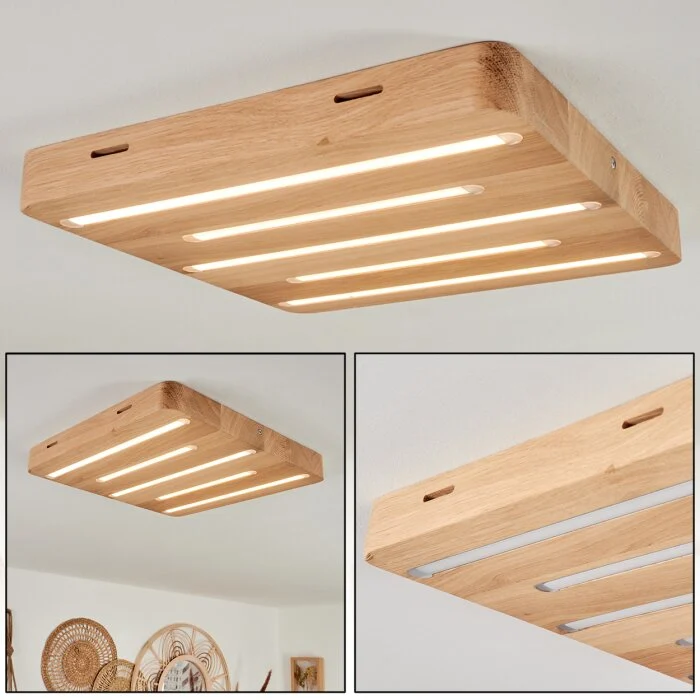 Cajas Lámpara de Techo LED Crudo, 5 luces