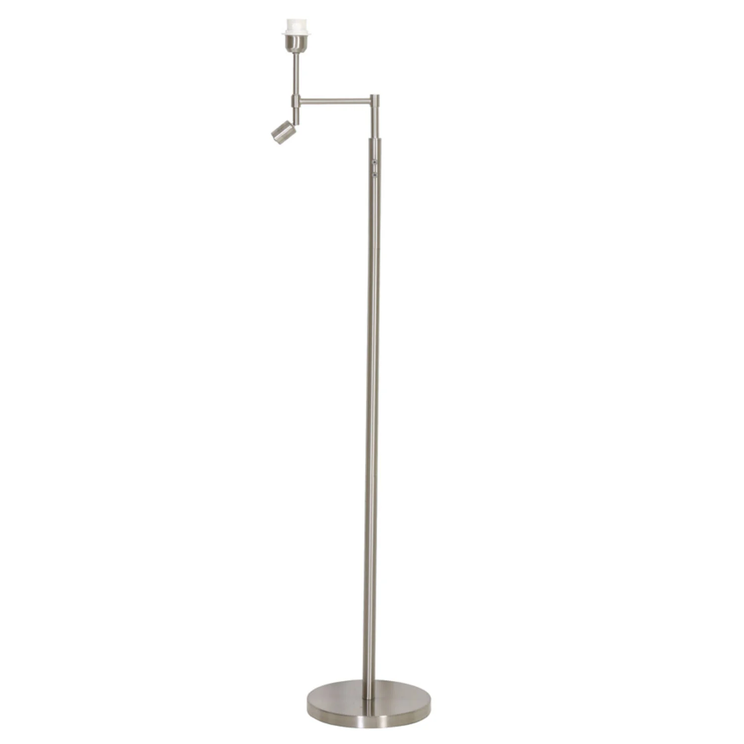 Base de lámpara giratoria plateada Light & Living Montana