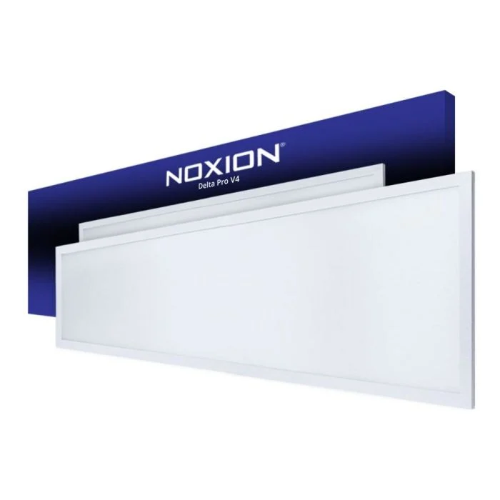 Noxion Panel LED Delta Pro V4 Aluminium/Metal Blanco 29W 4000lm - 840 Blanco Frio | 120x30cm - Dali Regulable - UGR <19