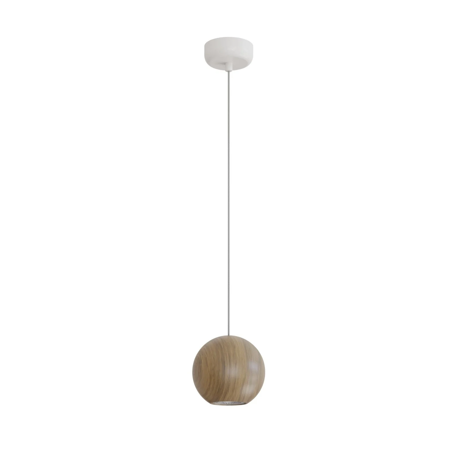 Lámpara de techo colgante Sulion Doty LED madera 25W