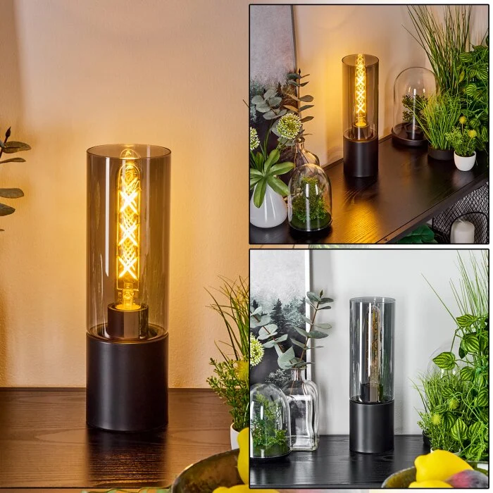 Dulcita Lámpara de mesa Negro, 1 luz