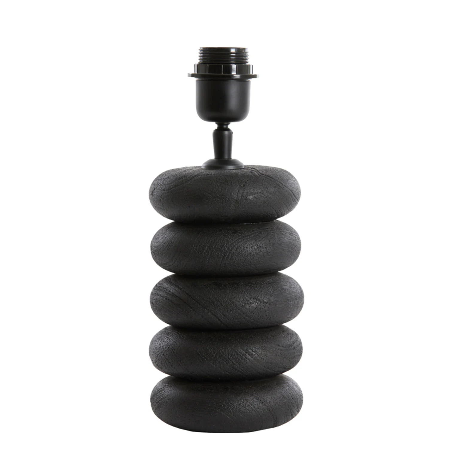 Base de lámpara apilable negra Light & Living Budongo