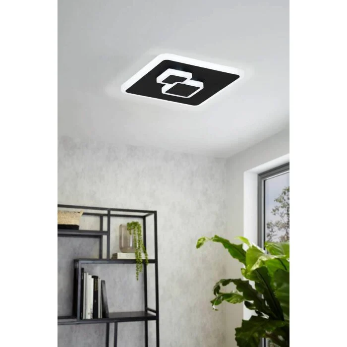 Eglo-Leuchten CADEGAL Lámpara de Techo LED Negro, 1 luz
