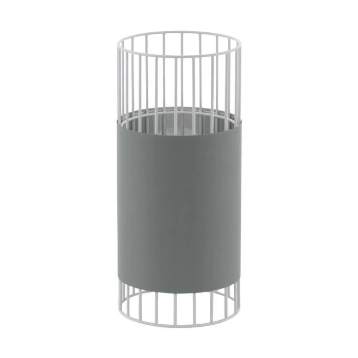 Eglo NORUMBEGA Lámpara de Mesa Gris, Blanca, 1 luz