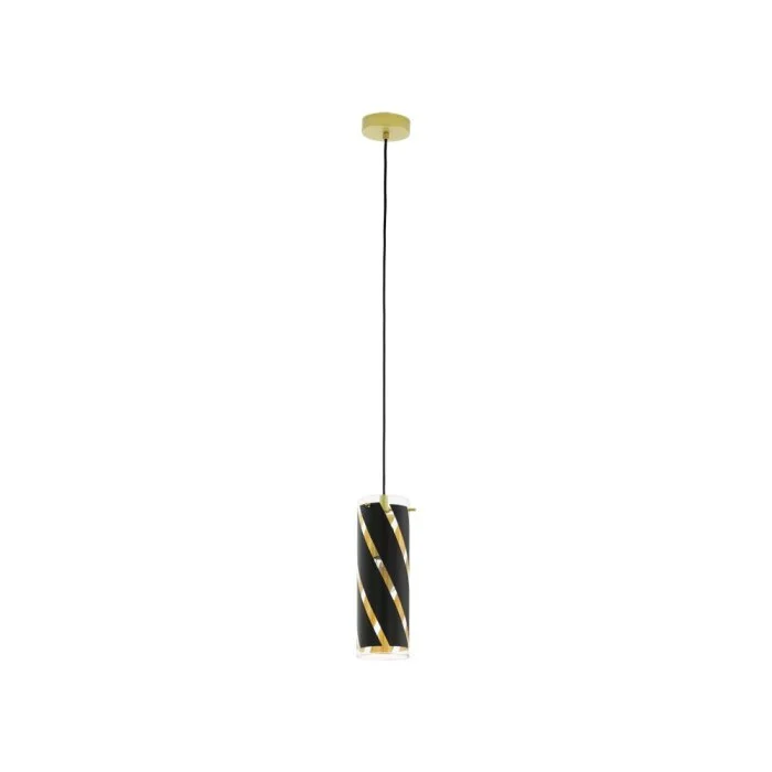 Eglo PINTO NERO Lámpara Colgante dorado, 1 luz