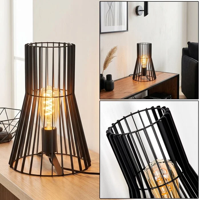 Emporia Lámpara de mesa Negro, 1 luz