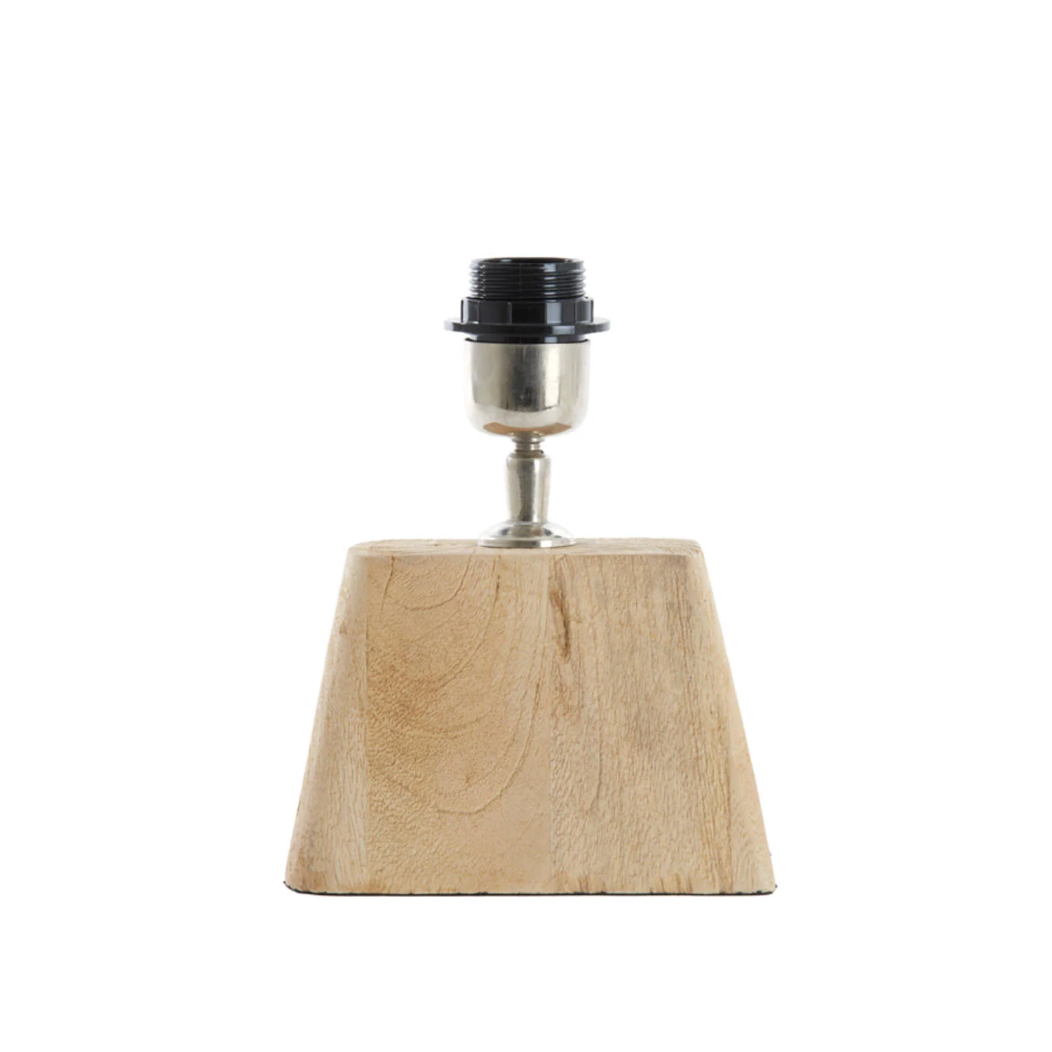 Base de lámpara de madera con acento de metal Light & Living Kardan