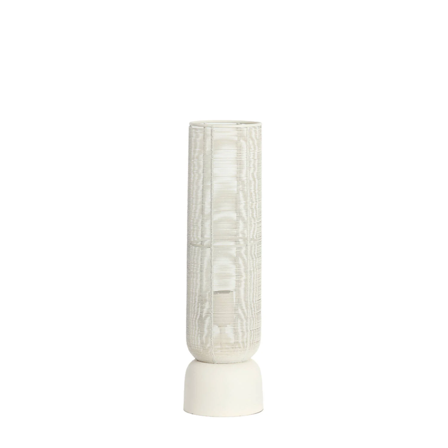 Base de lámpara en forma de cilindro en blanco Light & Living Lezuza