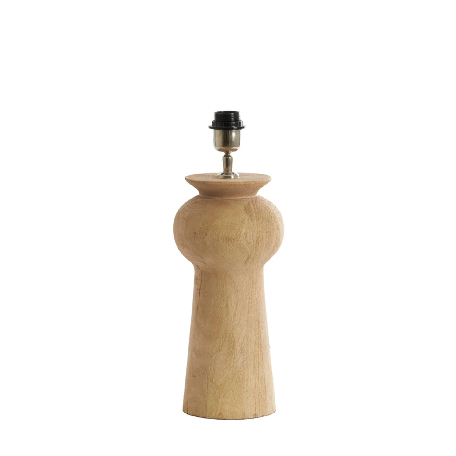 Base de lámpara de madera natural Light & Living Baglio