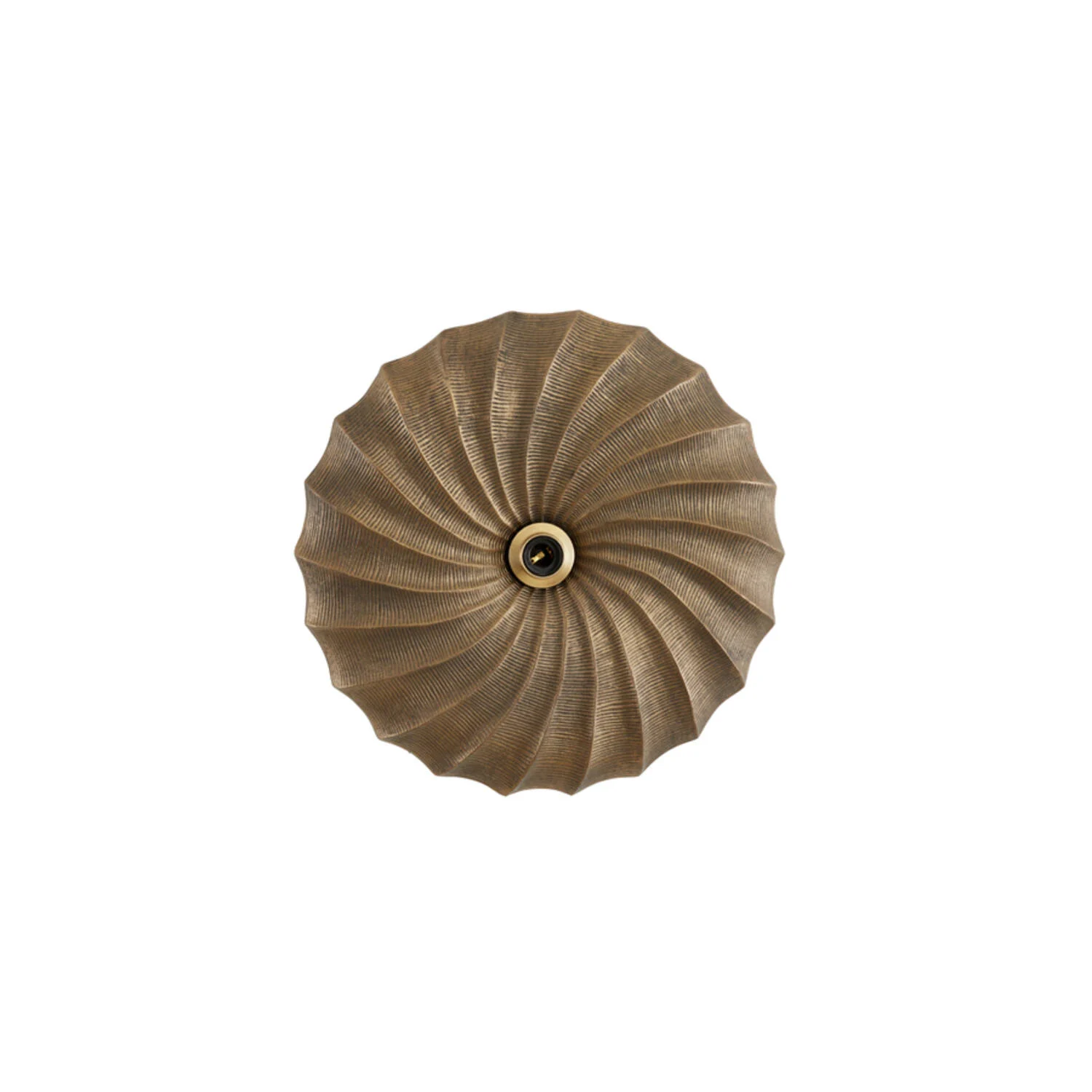 Pantalla dorada acanalada Light & Living Bapato
