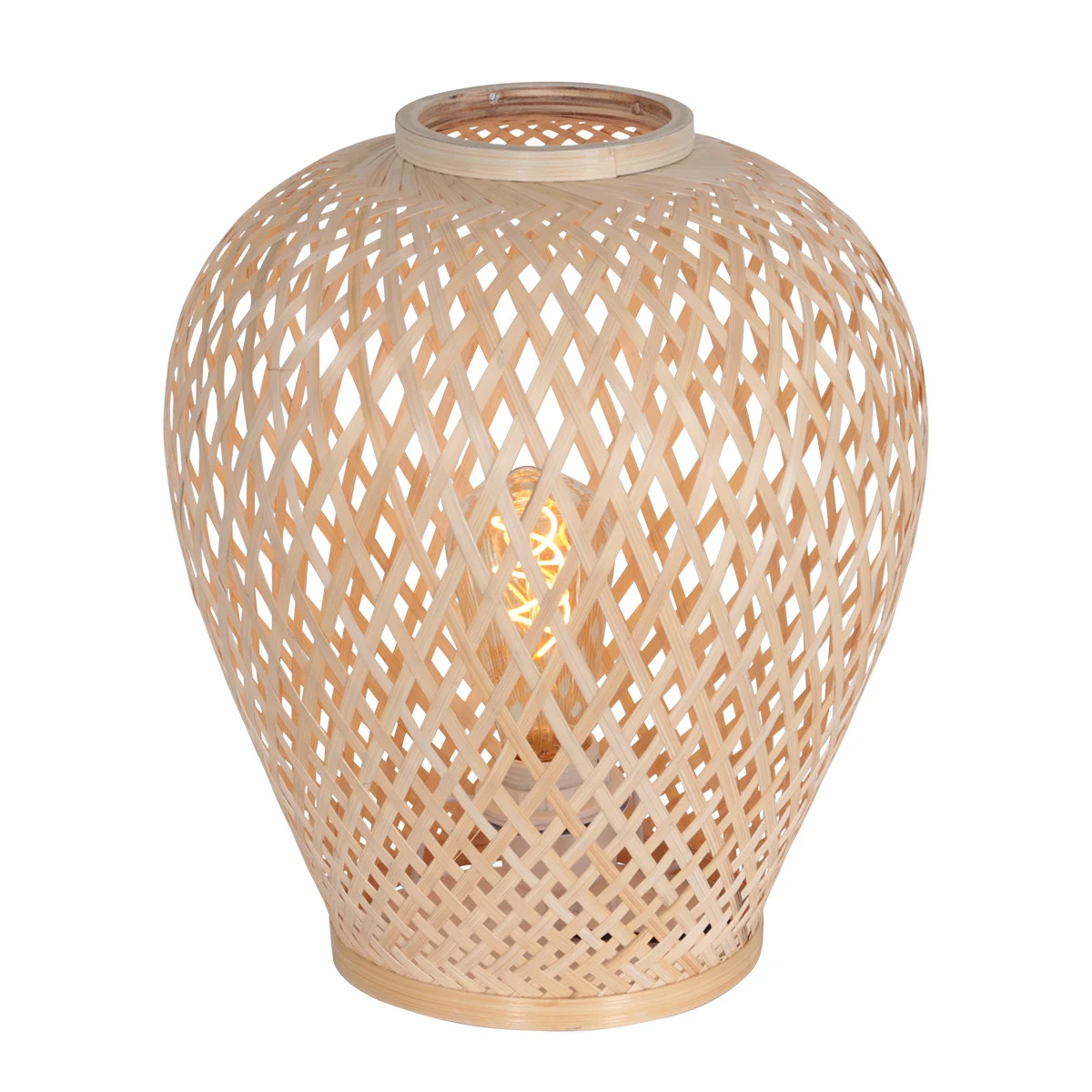 Farol de mesa bambú Anne Lighting Maze