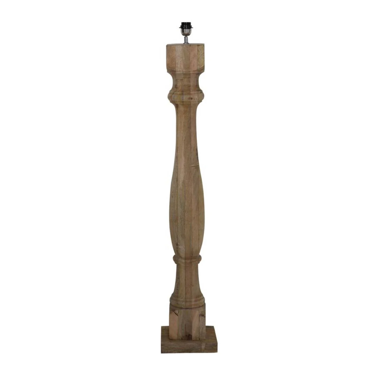 Base de lámpara de madera diseño clásico Light & Living Robbia