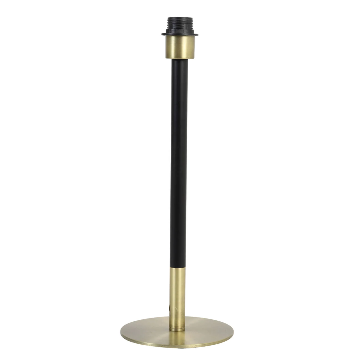 Negro con base de lámpara dorada Light & Living Rodrigo
