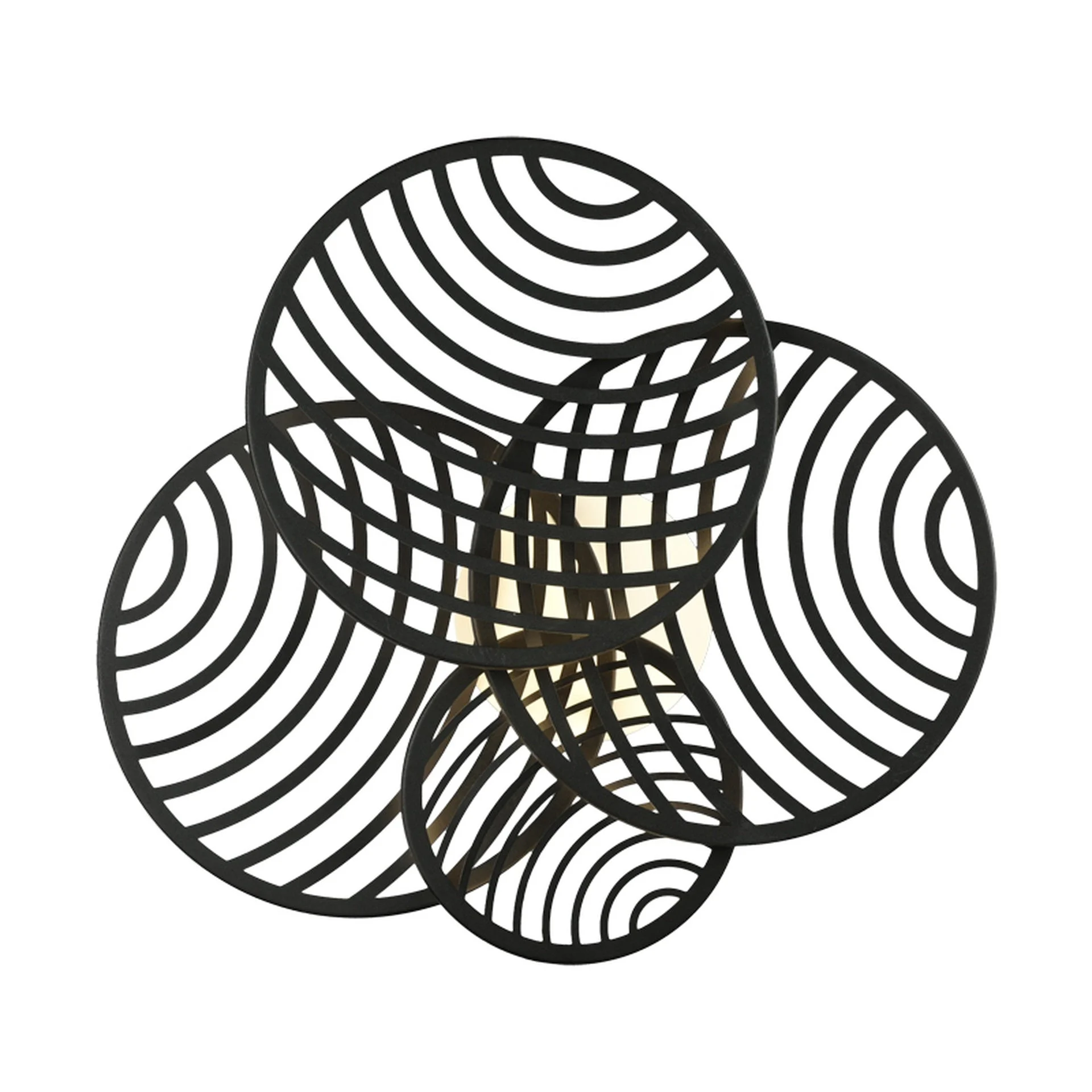 Mantra Collage Plafón LED negro 7230