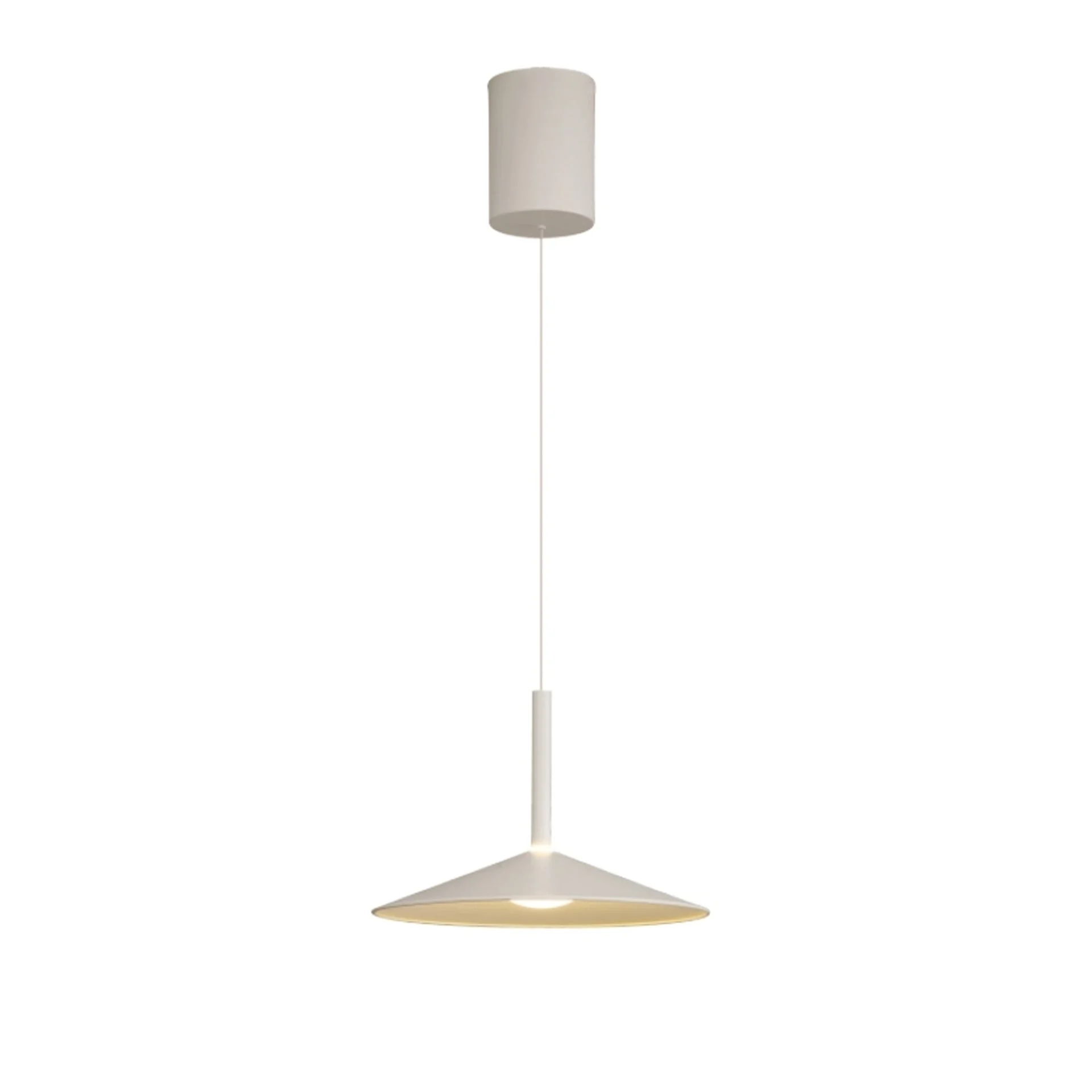 Lámpara de techo Mantra Calice grande LED aluminio blanco 3000 IP20 Ø32cm 7894