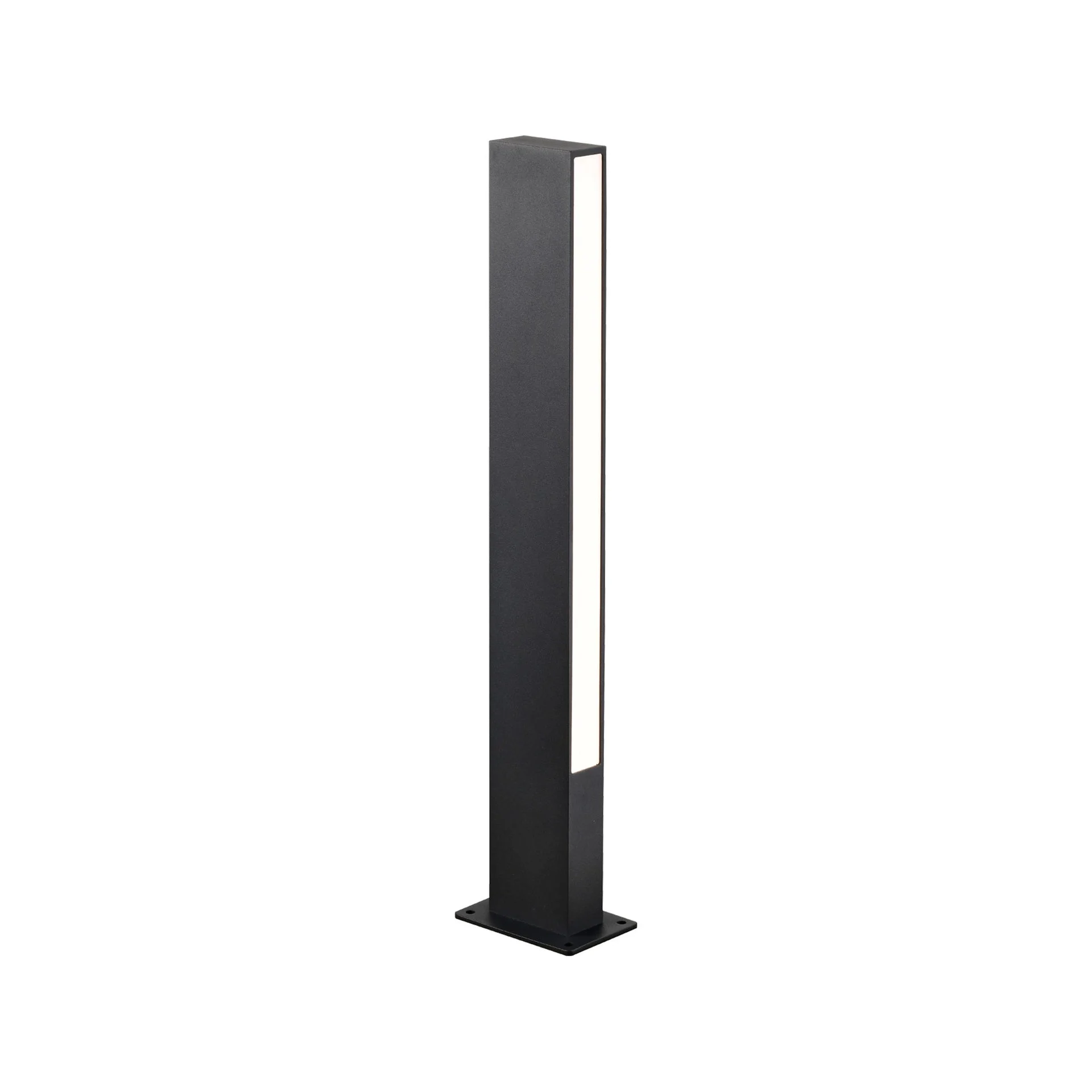 Baliza de exterior Mantra Lotus LED aluminio negro 3000 IP65 Ø8cm 9158