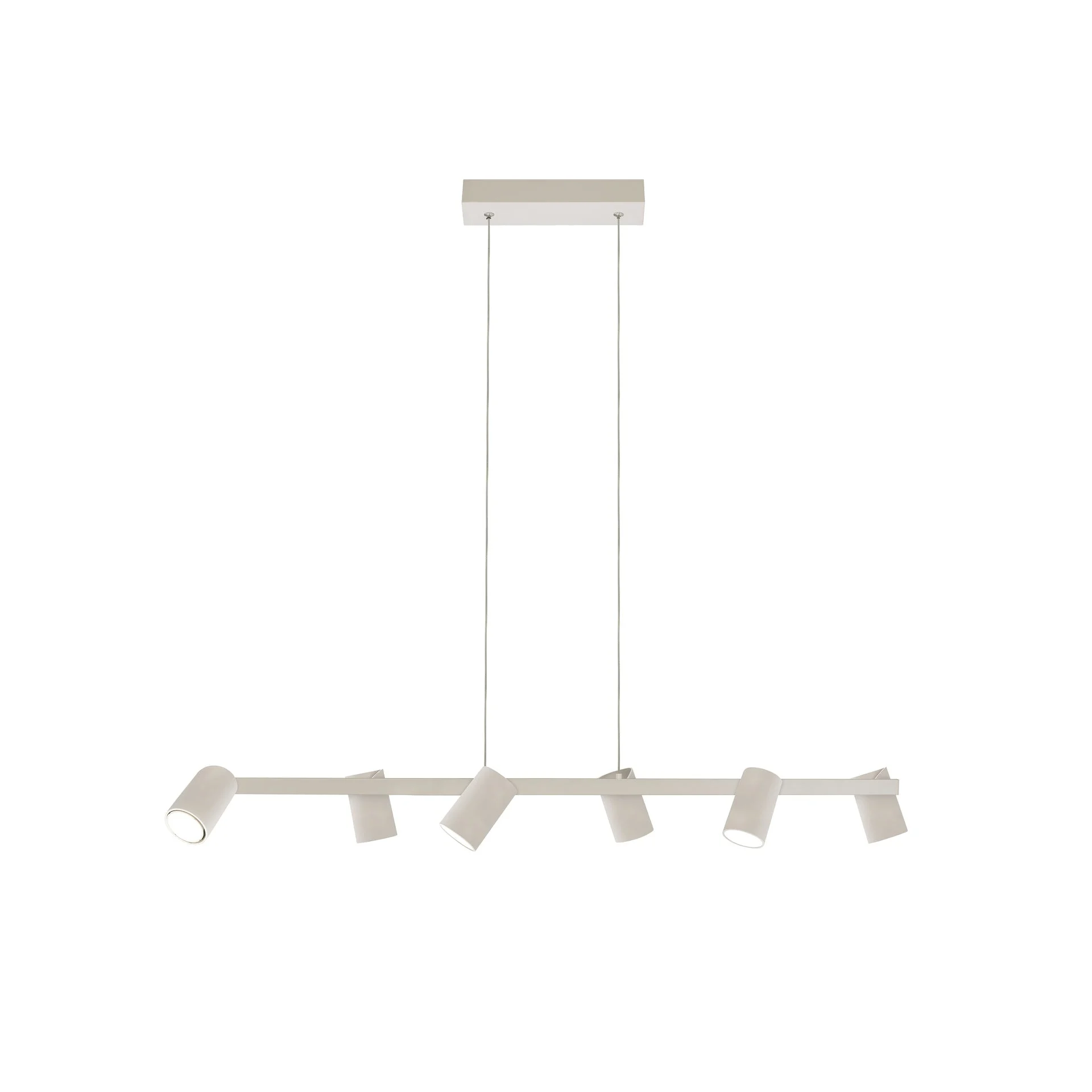Lámpara de techo Mantra Sal 6 luces aluminio blanco IP20 8297
