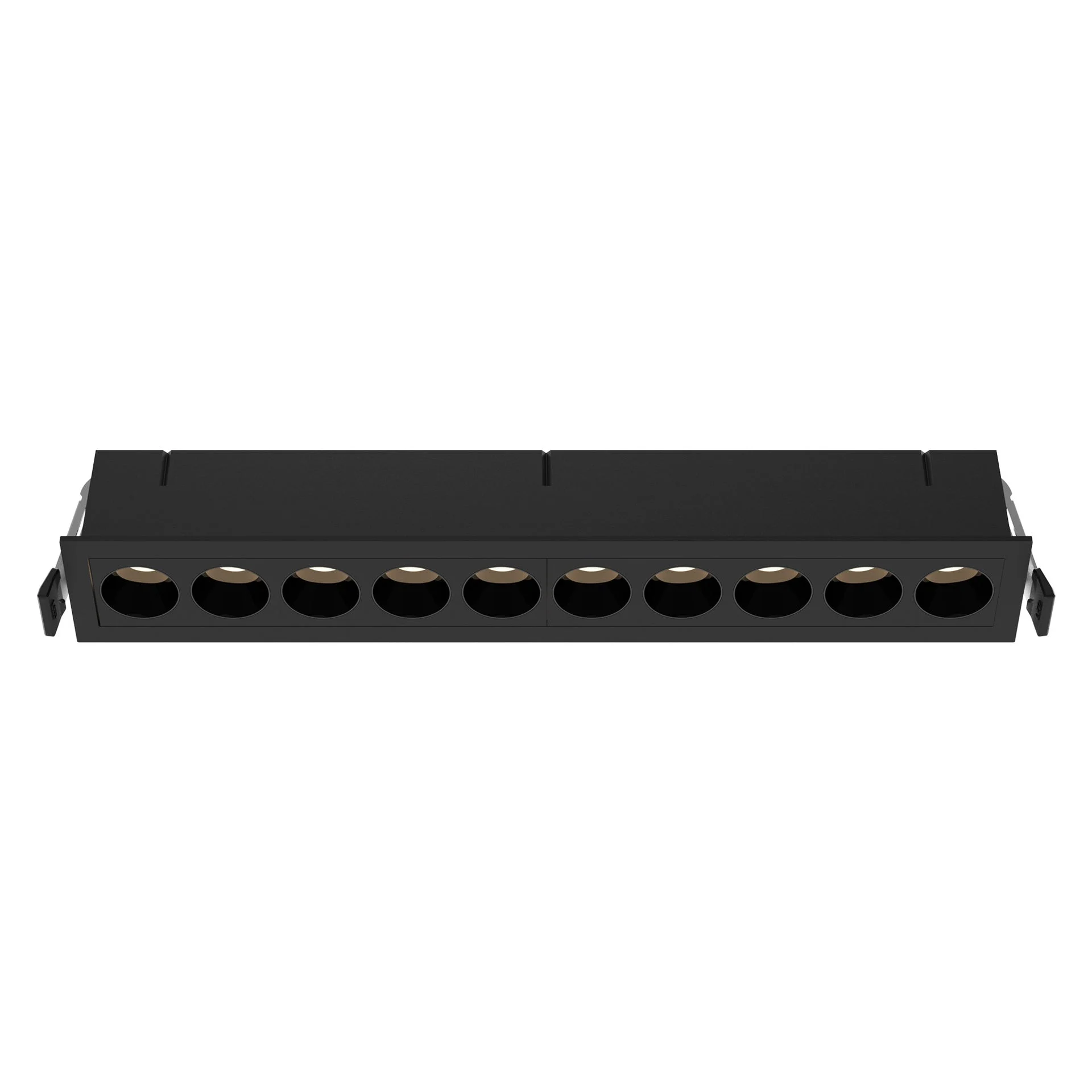 Empotrable Mantra Blau LED aluminio negro 3000 IP20 4,2cm 9135