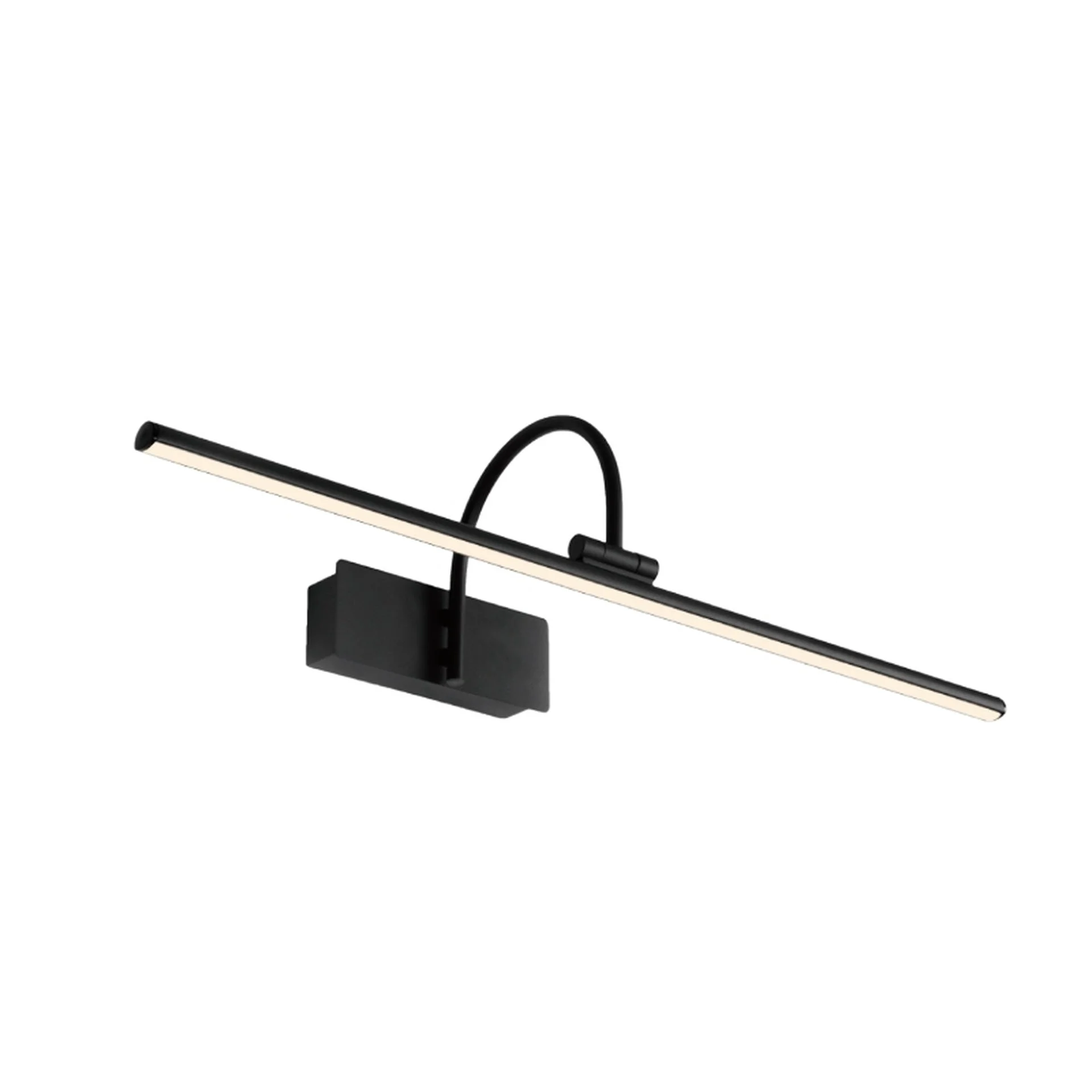 Aplique Mantra Paracuru LED aluminio negro 3000 IP20 14,5cm 8916