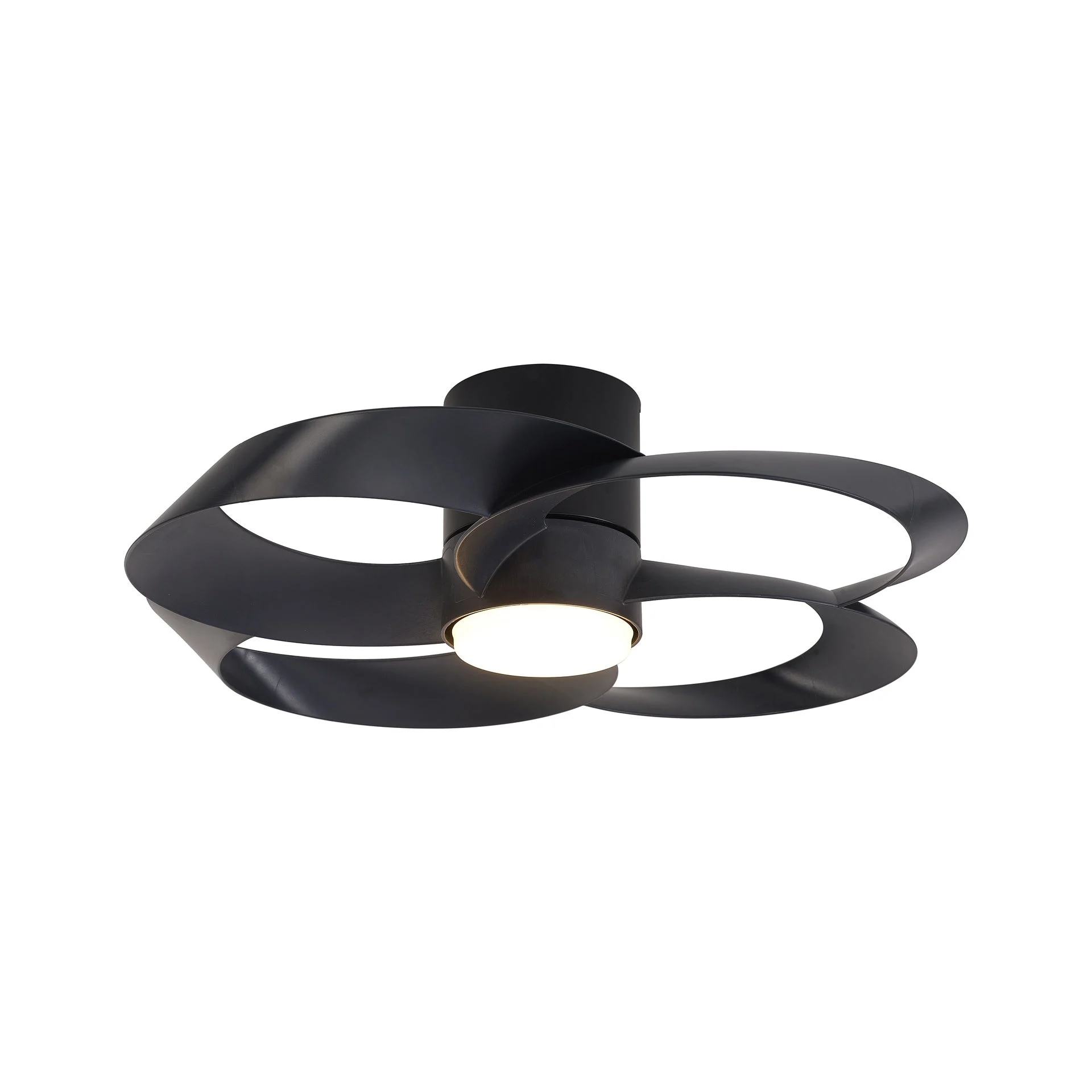 Ventilador de techo Mantra Rose LED acero negro 2700-5000 regulable IP20 Ø65cm 8706