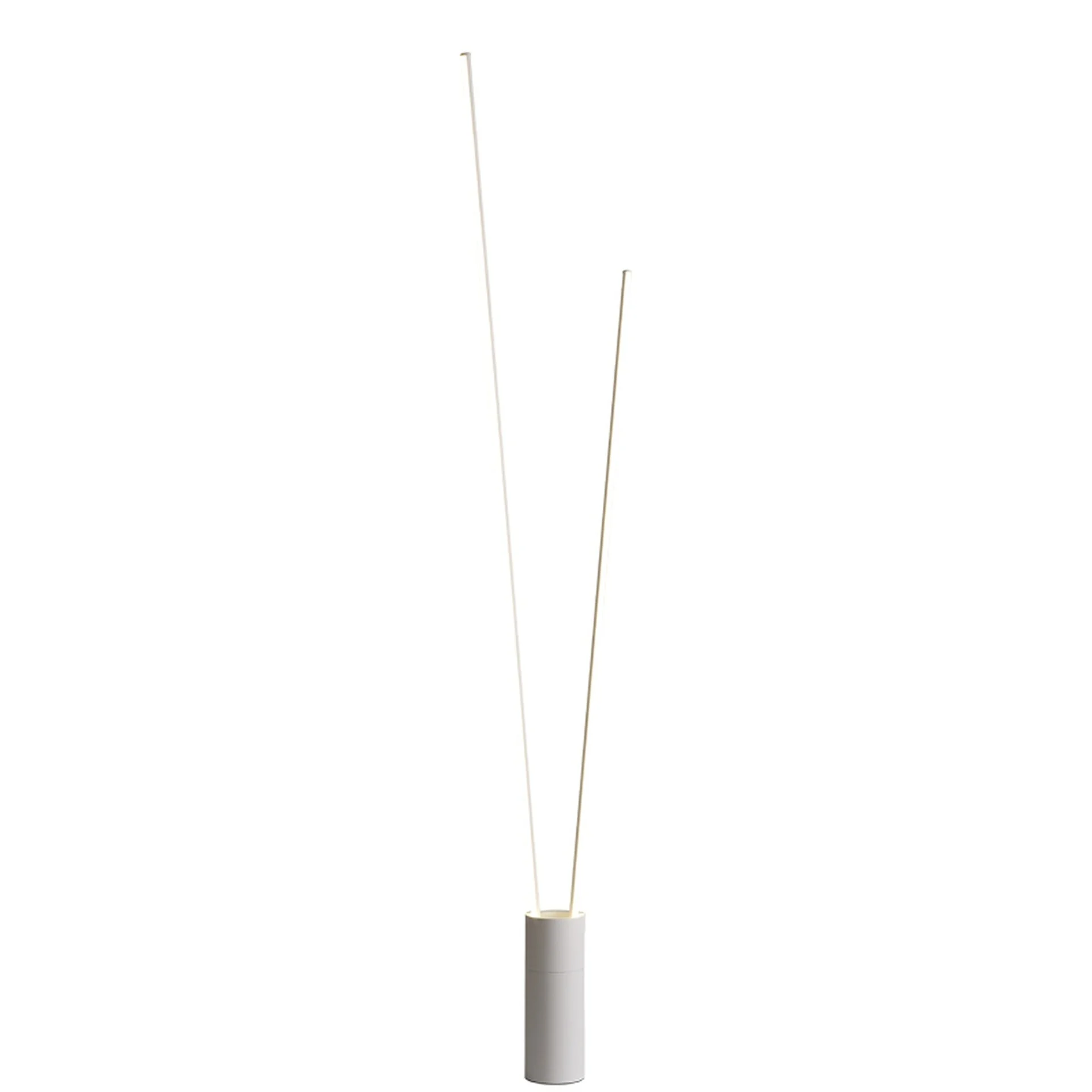 Mantra Vertical Lámpara pie de salón LED 3000K regulable blanco 7345